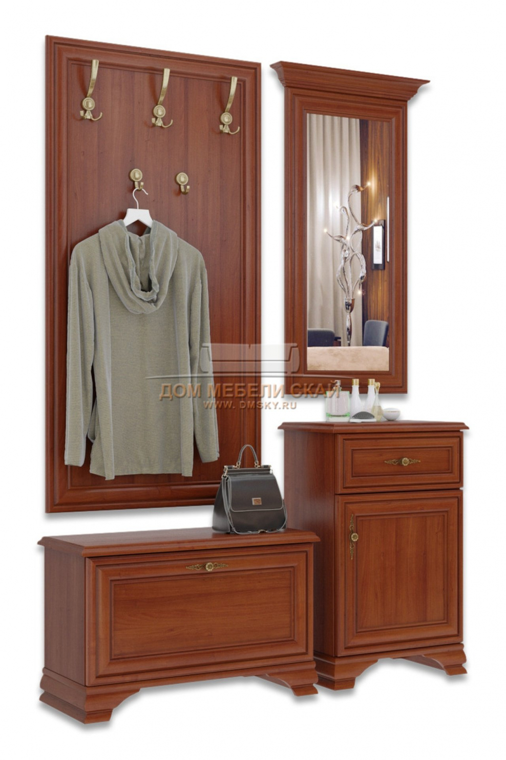 Гостиная Кентаки белый БРВ