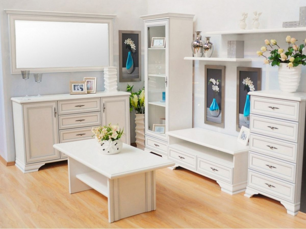 "Kentaki" тумба s320-sfв3b (белый)