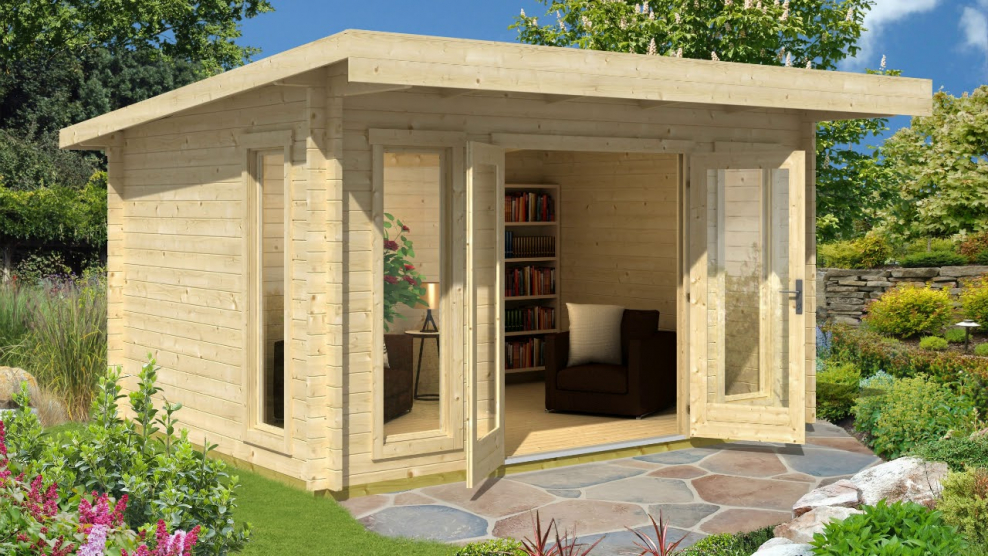 Сарай с летней кухней