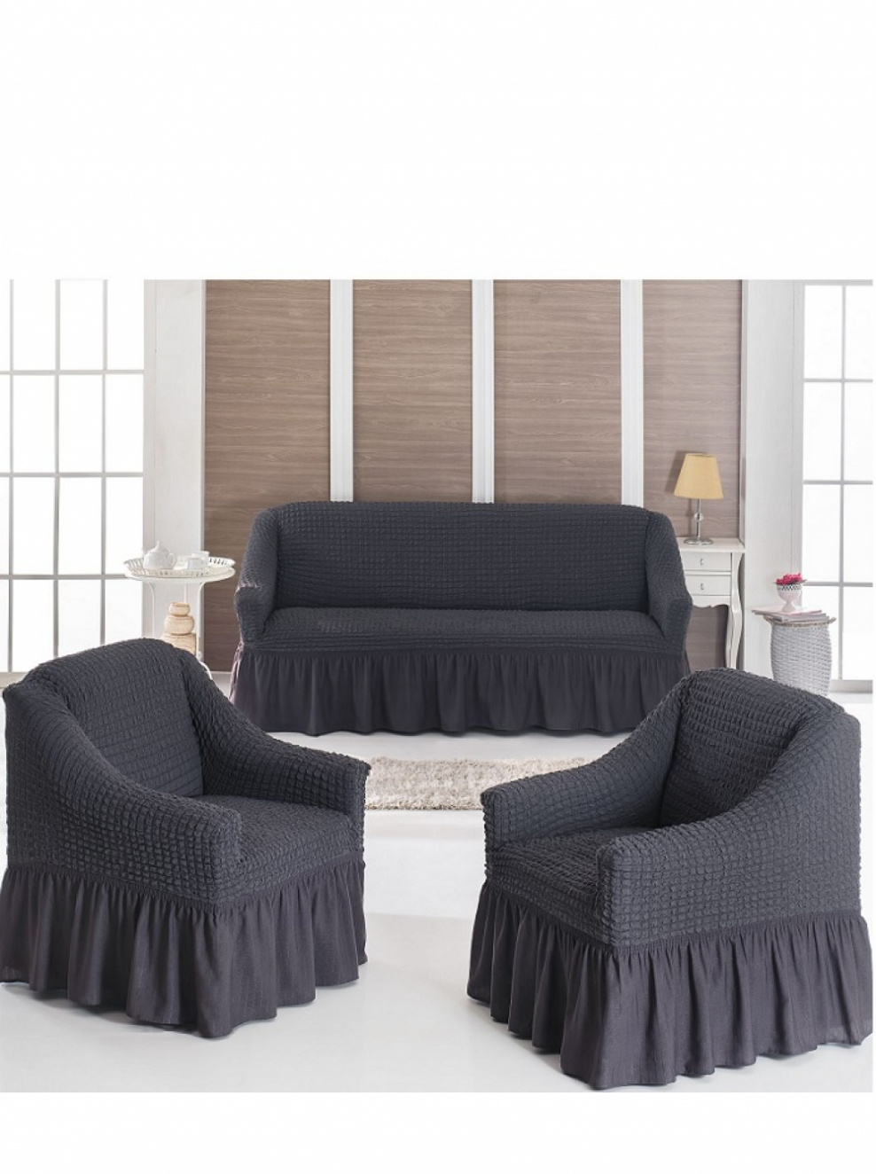 Чехол д/мягкой мебели 3-х пр.(3+1+1) Juanna