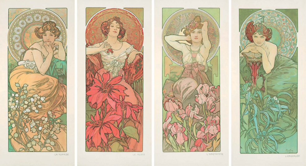 Альфонс Муха изумруд