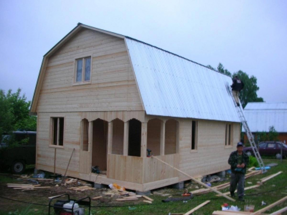 Каркасный садовый домик каркас