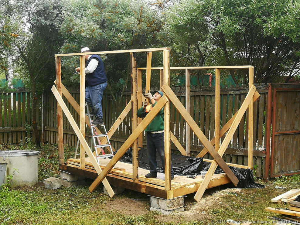 Каркас садового дома