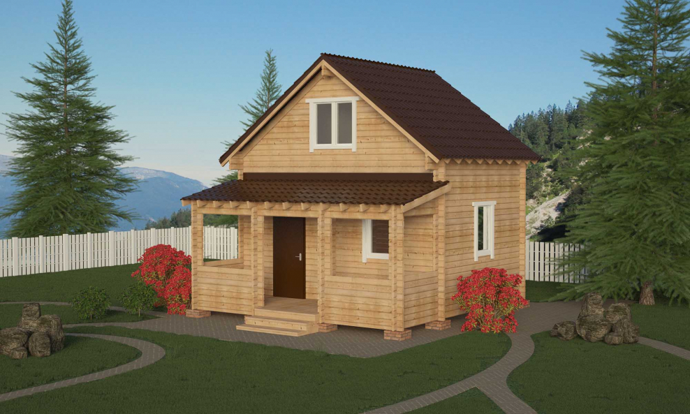 Модель дачного дома