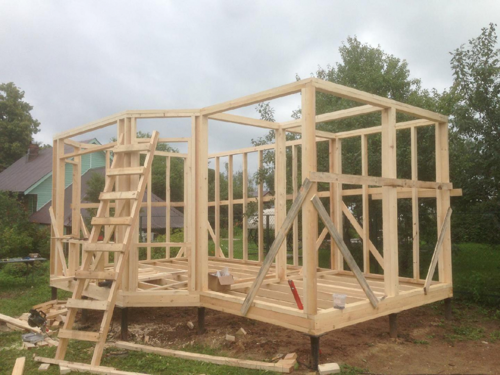 Летний каркасный дом