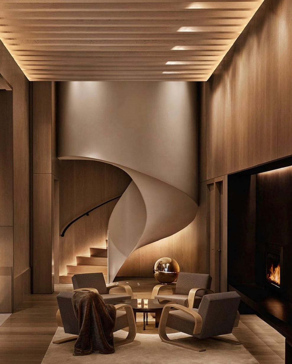 Гостиная в стиле лаунж