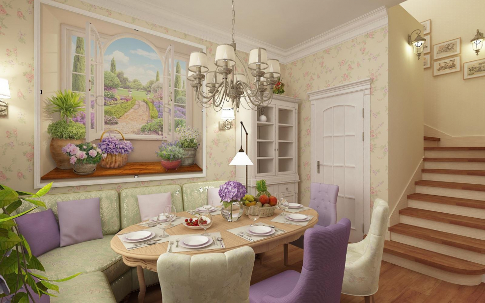 Легкий Прованс в интерьере
