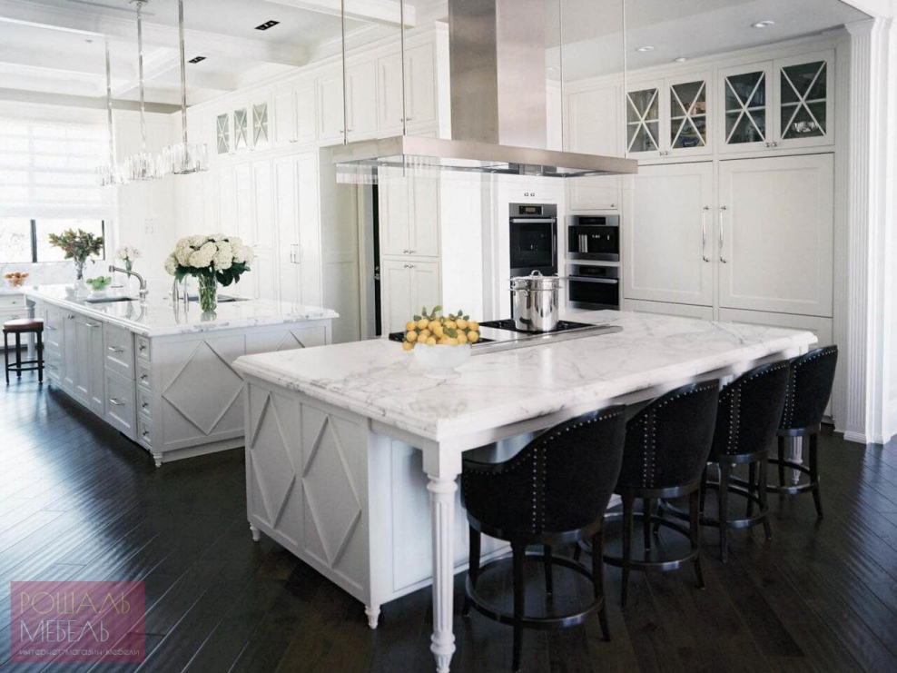 Кухни Неоклассика светлые столешница Калакатта