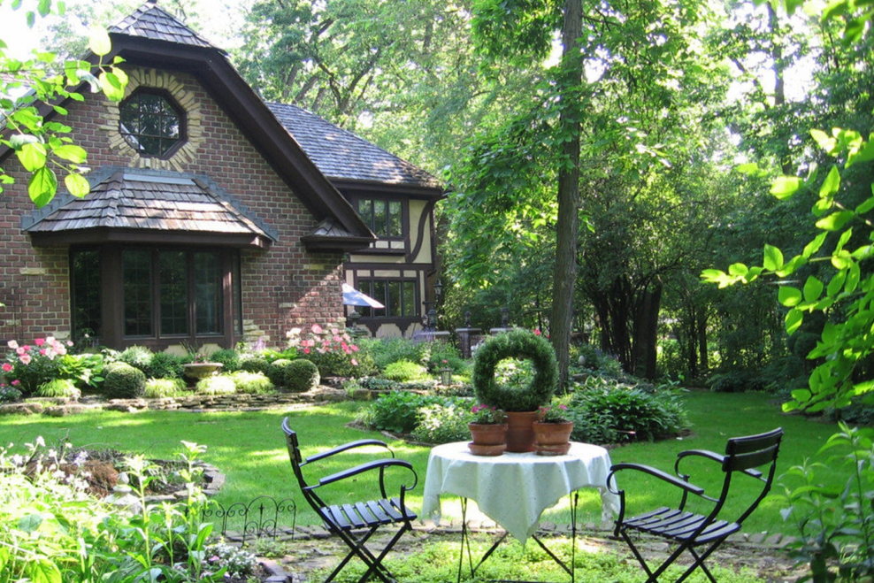 Русский усадебный стиль пейзажный сад