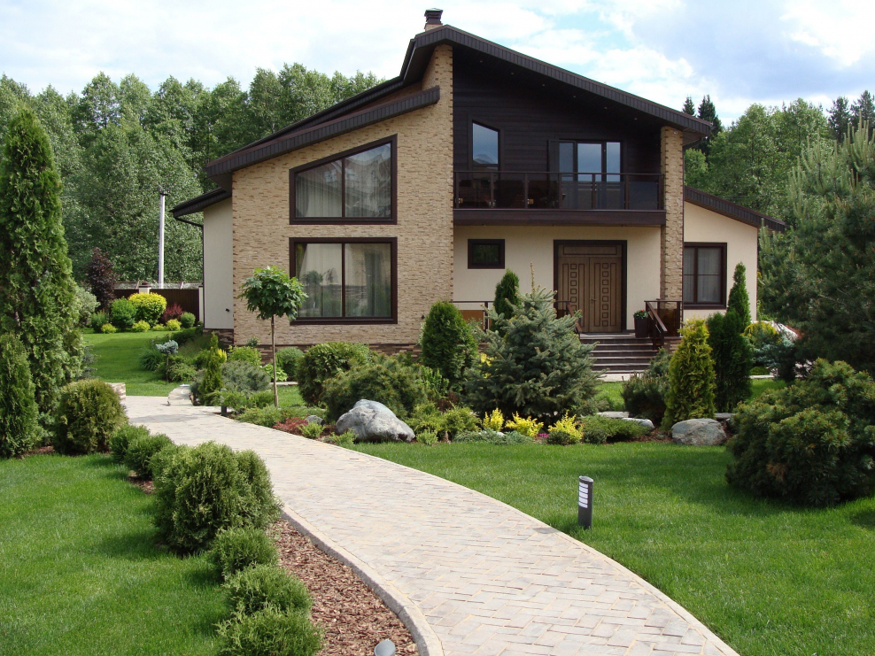 Ландшафт загородного дома