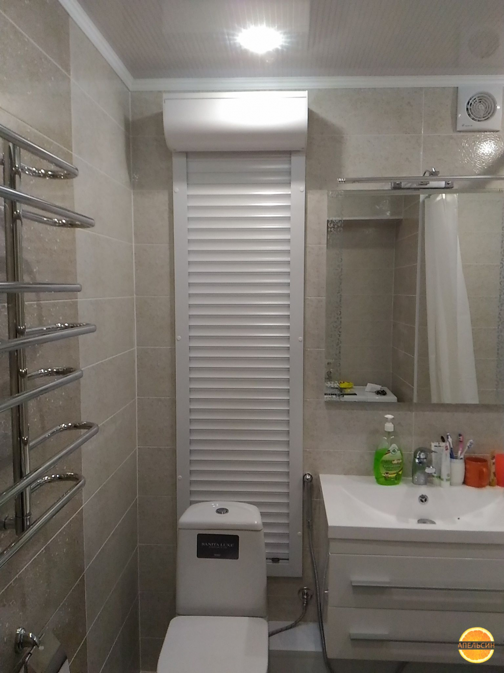 Рольставни для ванной комнаты