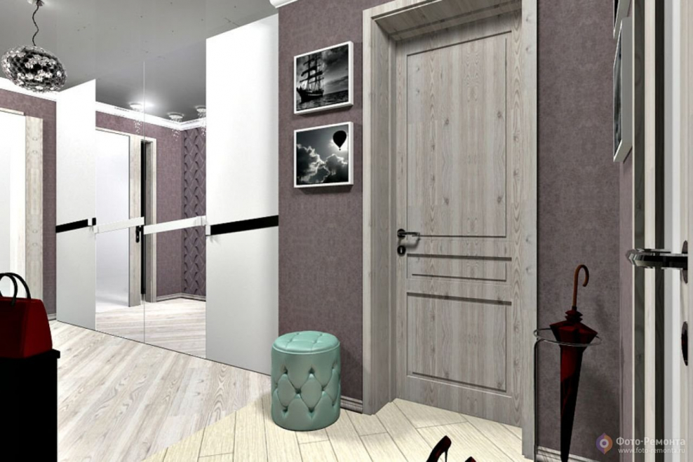 Подсветка картин в прихожей