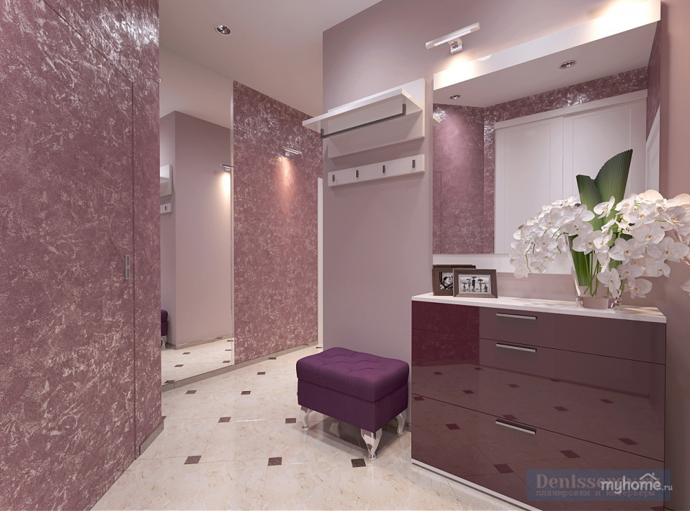 Сиреневый цвет в интерьере