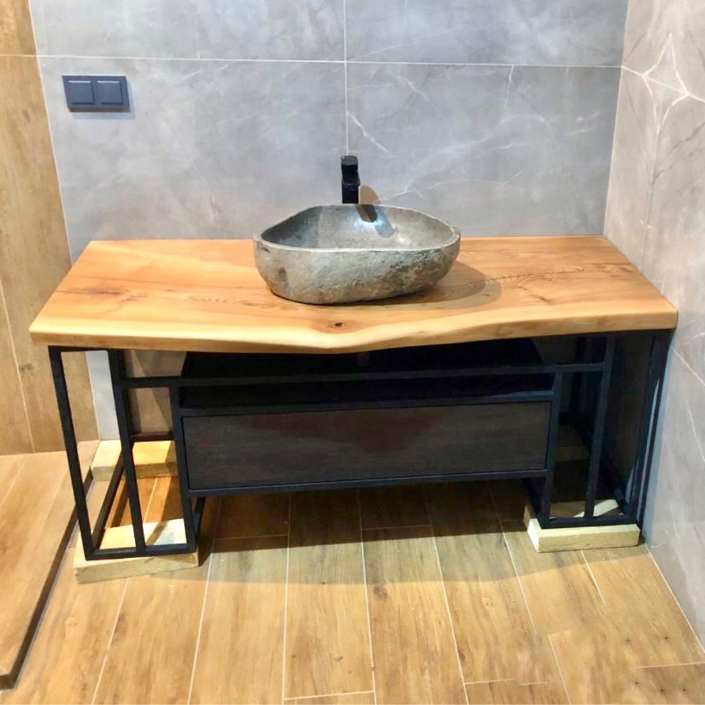 Тумбы под раковину в стиле лофт 80х30