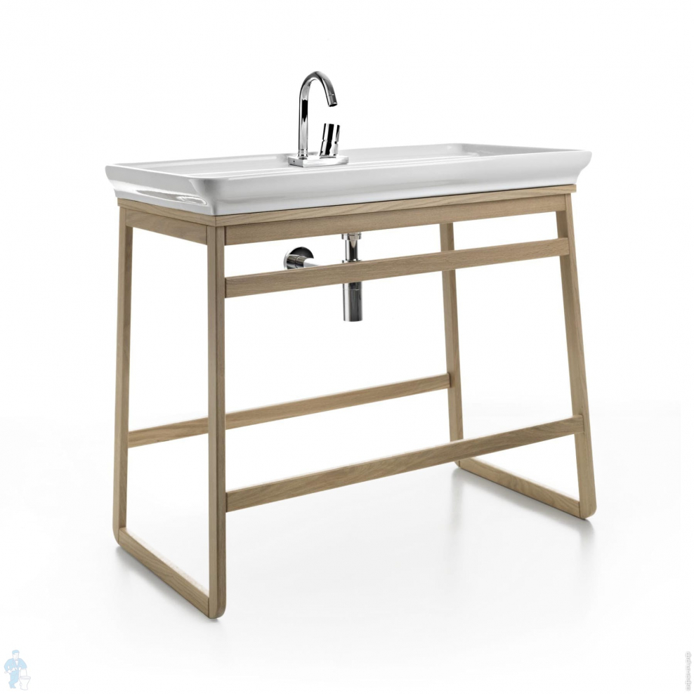 ARTCERAM trapezio деревянная консоль 97х53 h 78 см, цвет Rovere (дуб)