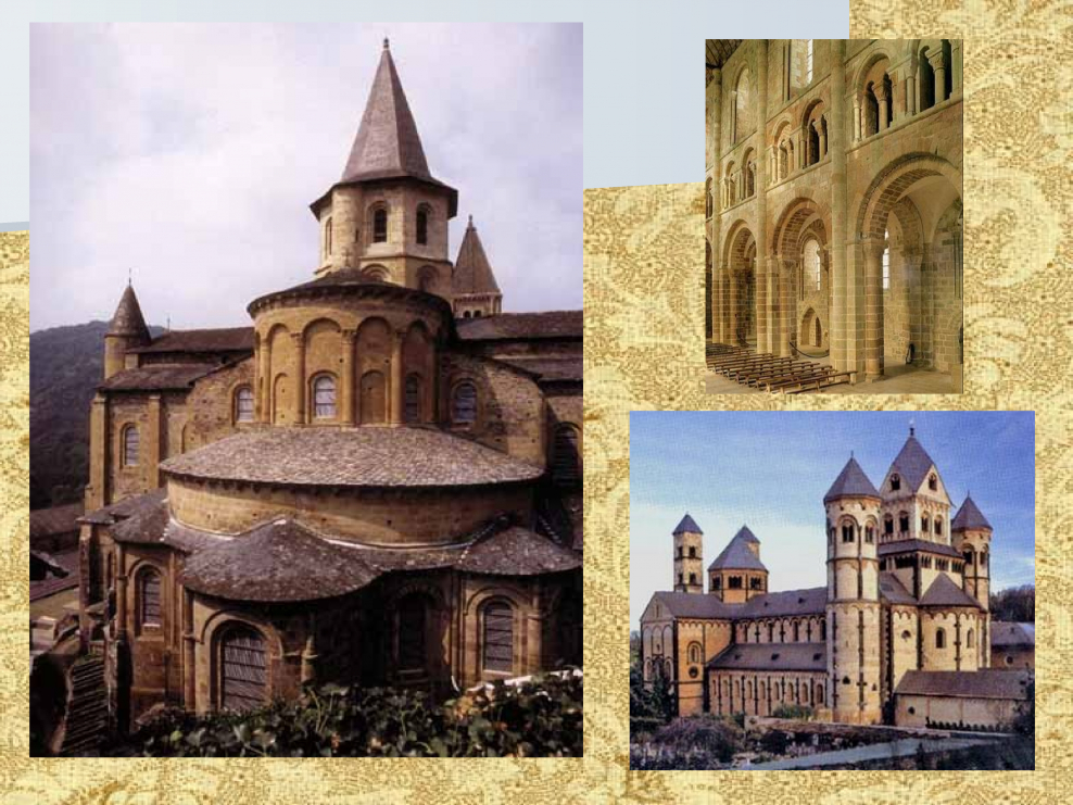 Романский стиль конструкция храма