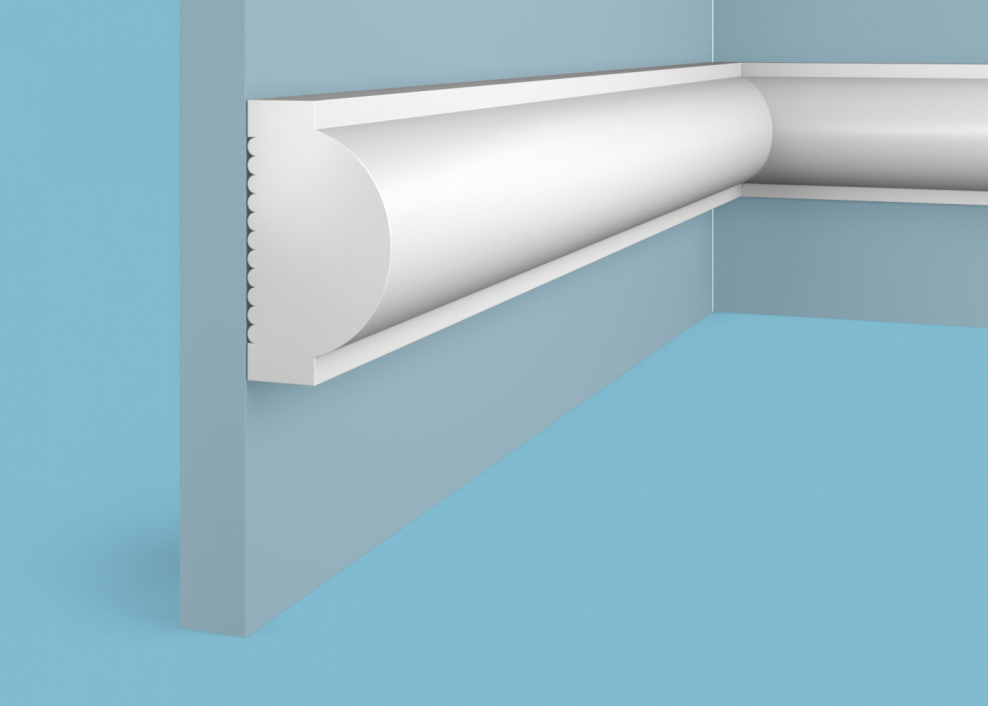 Cosca молдинг белый м026, 72х16, ЭКОПОЛИМЕР