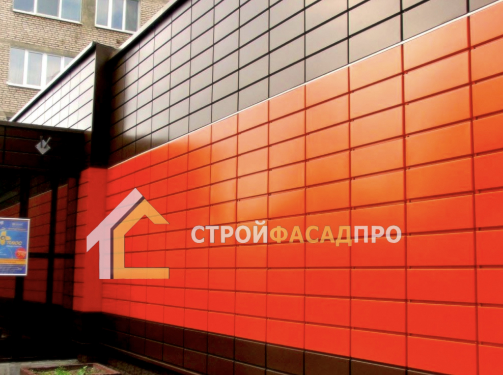 Вентфасад металлокассеты