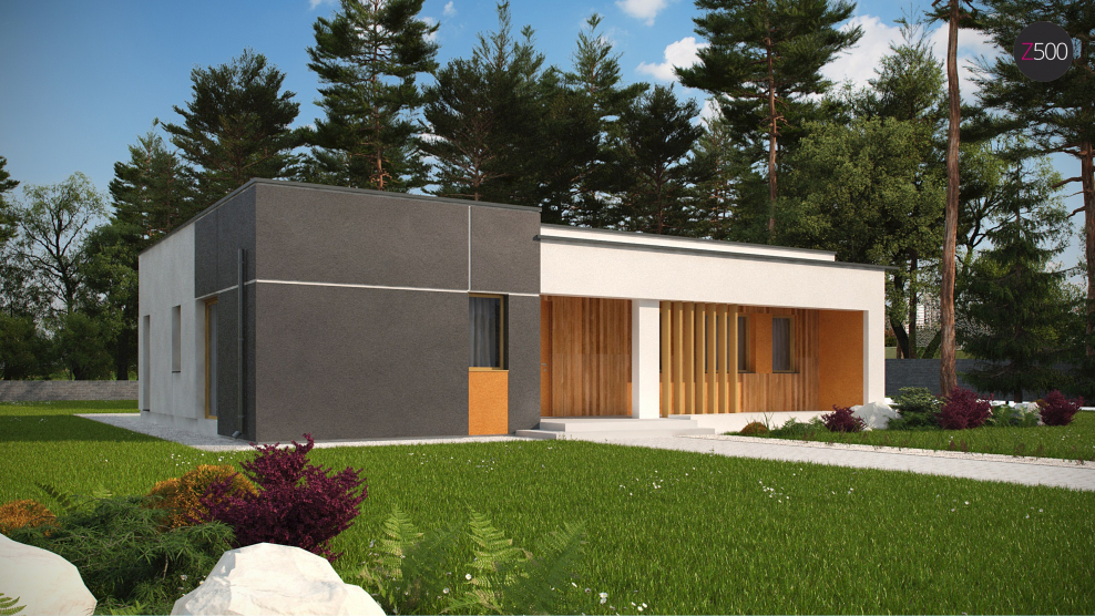 Z500 с плоской крышей