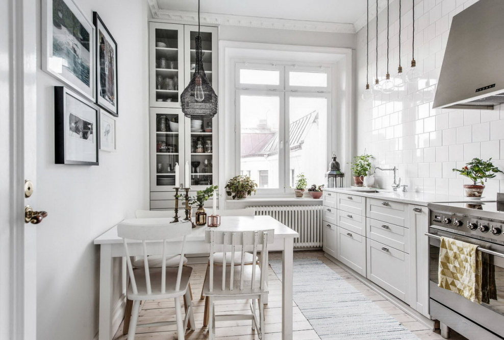 Кухня 20 м2 Сканди дизайн