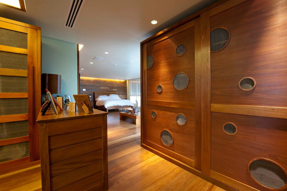 Ванная в древесном стиле