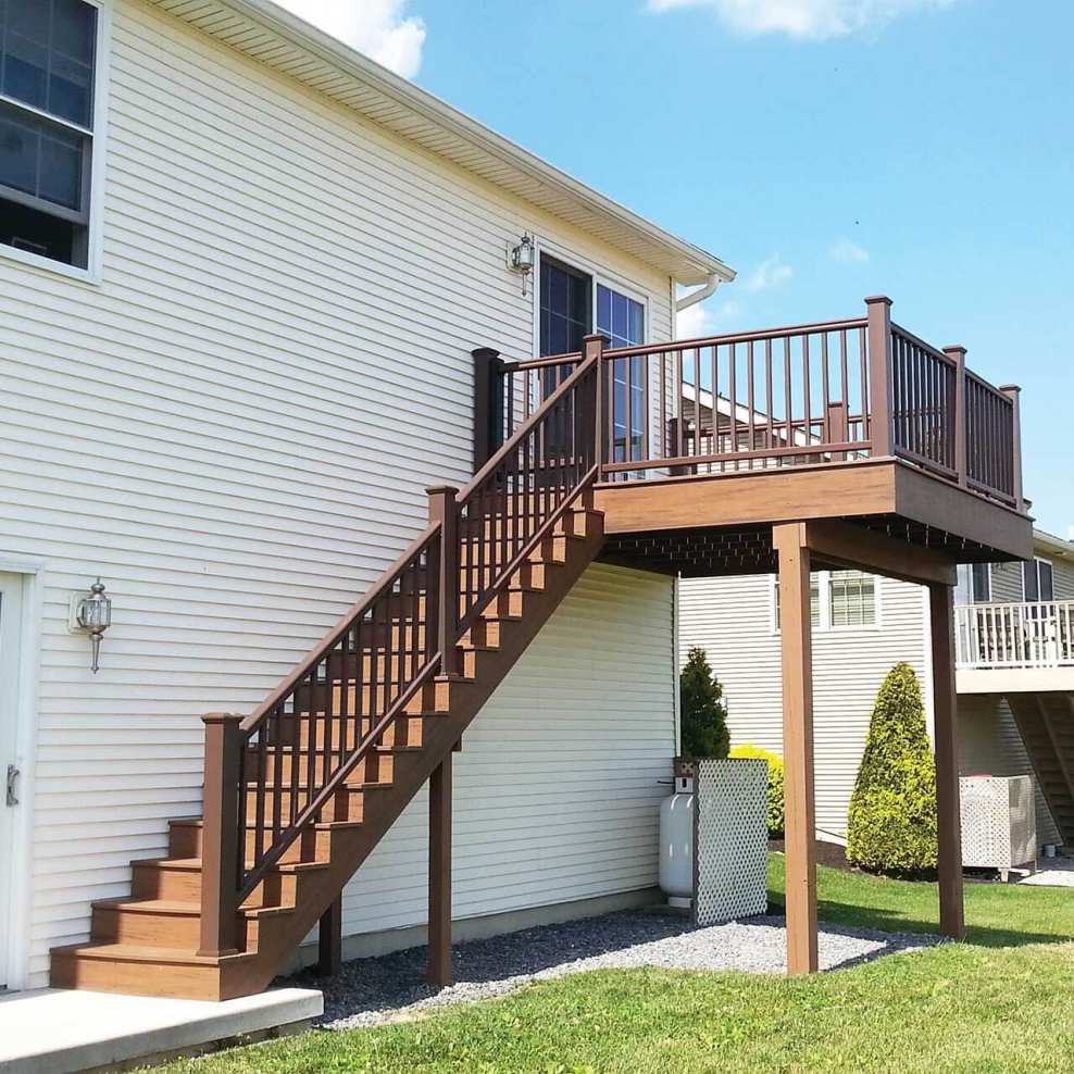 Ступень из ДПК cm Stair 3000*345мм. Ebony