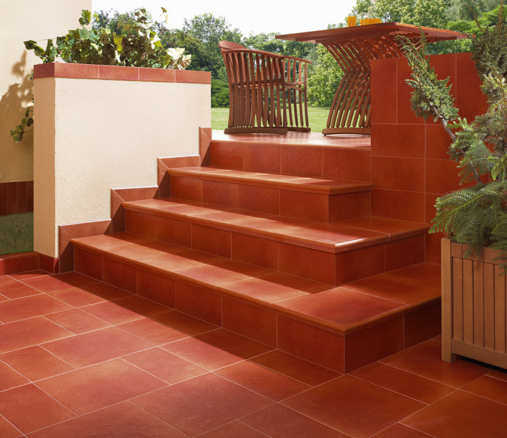 Клинкерная плитка Парадиз для ступеней для крыльца