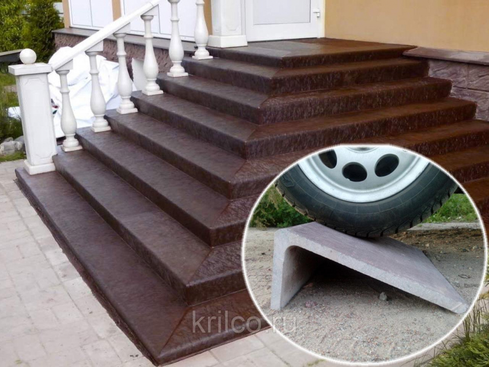 Плитка для уличных ступеней