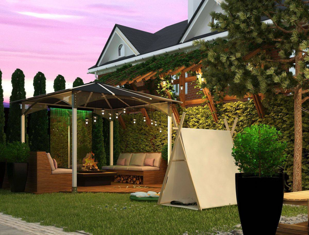 Дизайнерские проекты дворов