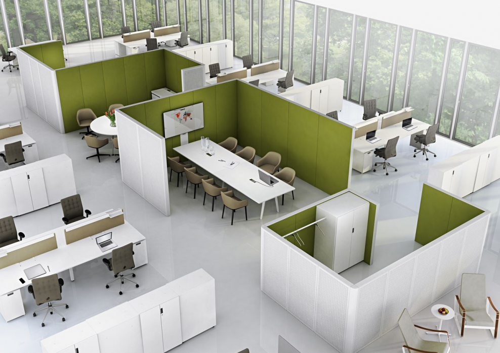 Планировка офиса опен Спейс