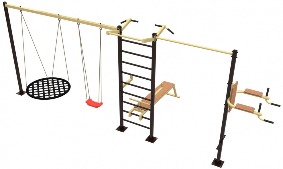 Шведская стенка Air-Gym семейный макси ags10