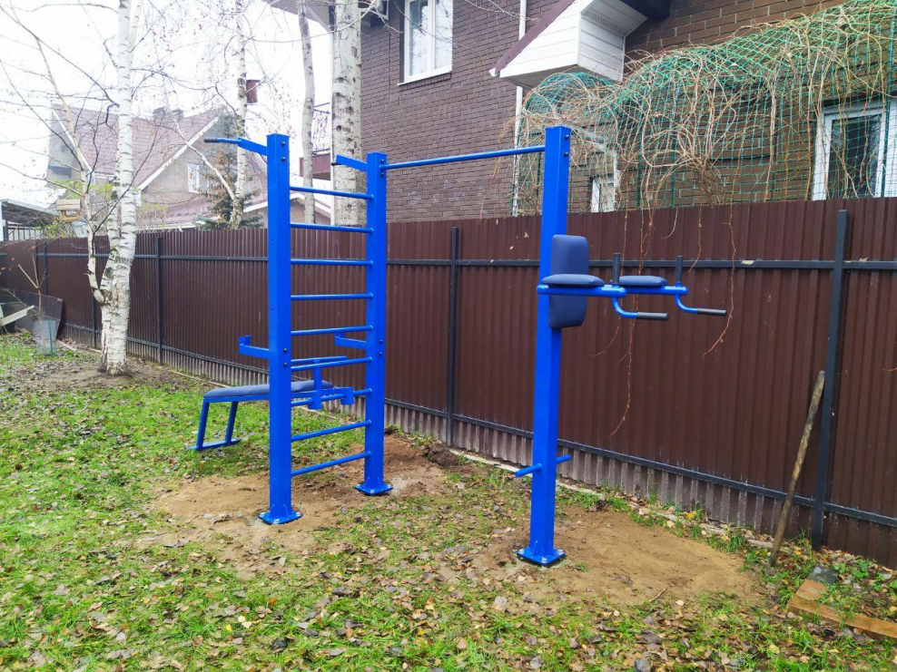 Уличный тренажер стойка для подтягивания le-zl004