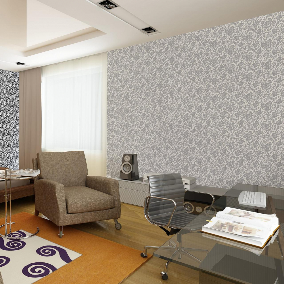 Обои виниловые Elysium вальс белые 0.53 м 19216