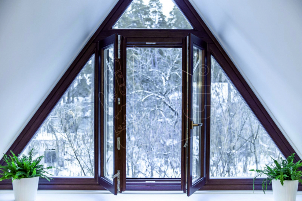 Окно штульповое Рехау