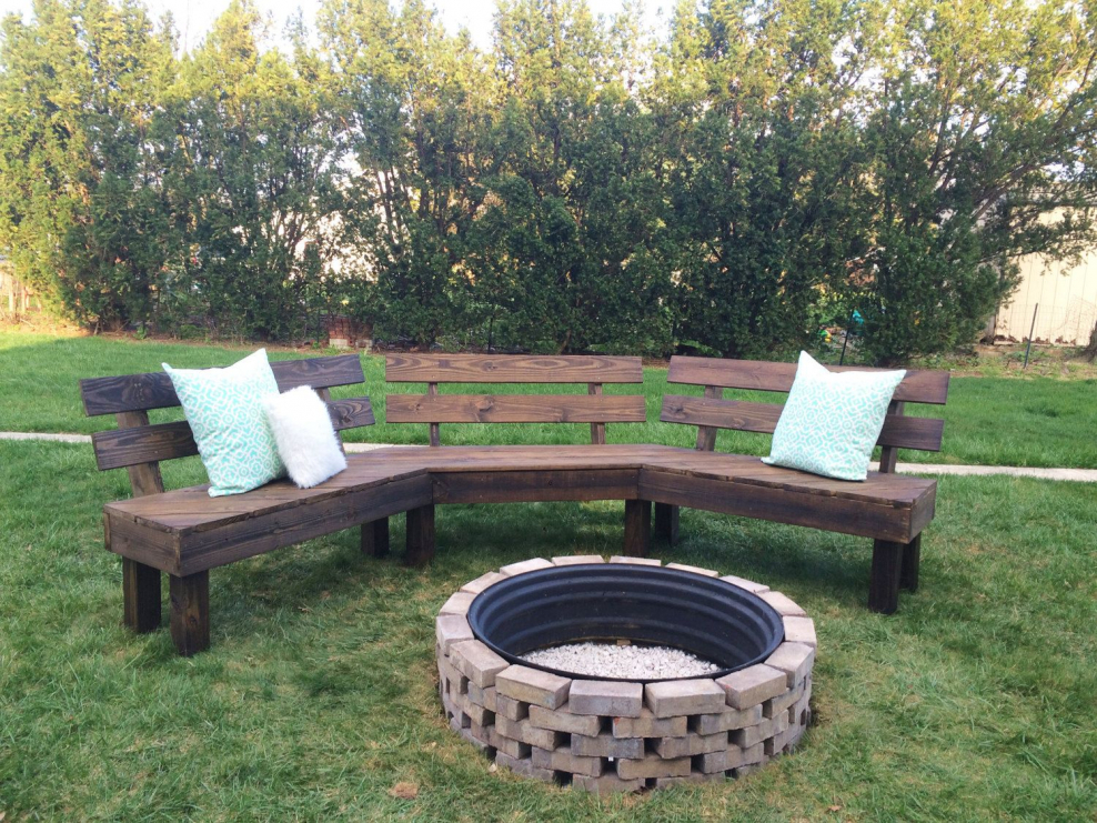 Скамейка для кострища