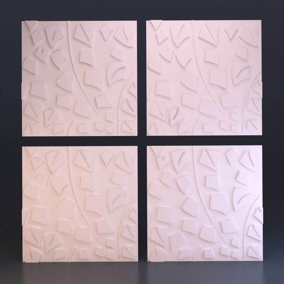 Гипсовые 3д панели кирпич