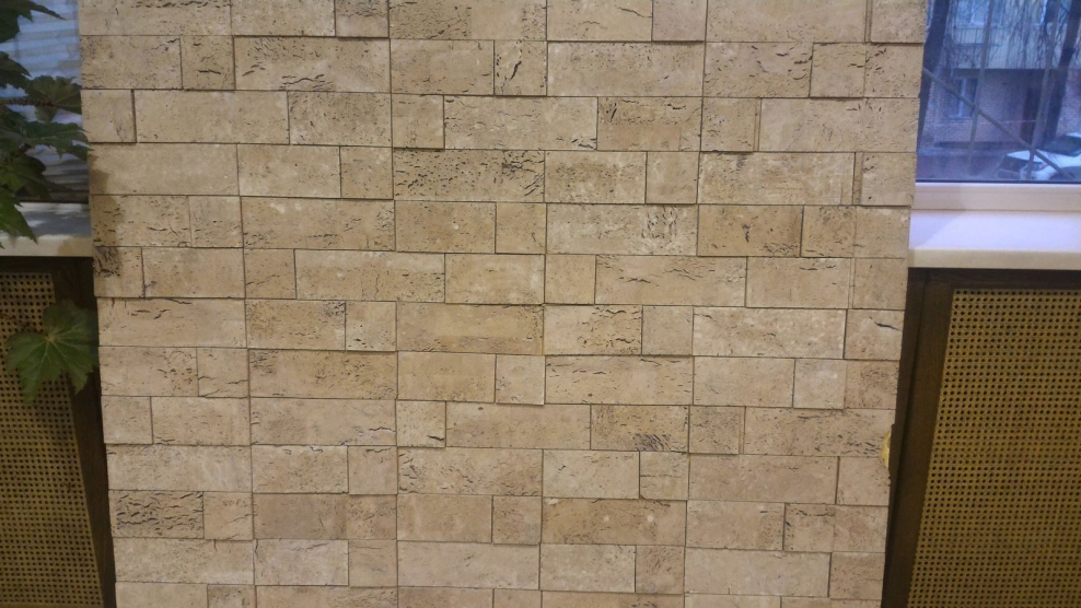 3d стеновые панели пробковые Muratto Cork Bricks Ivori