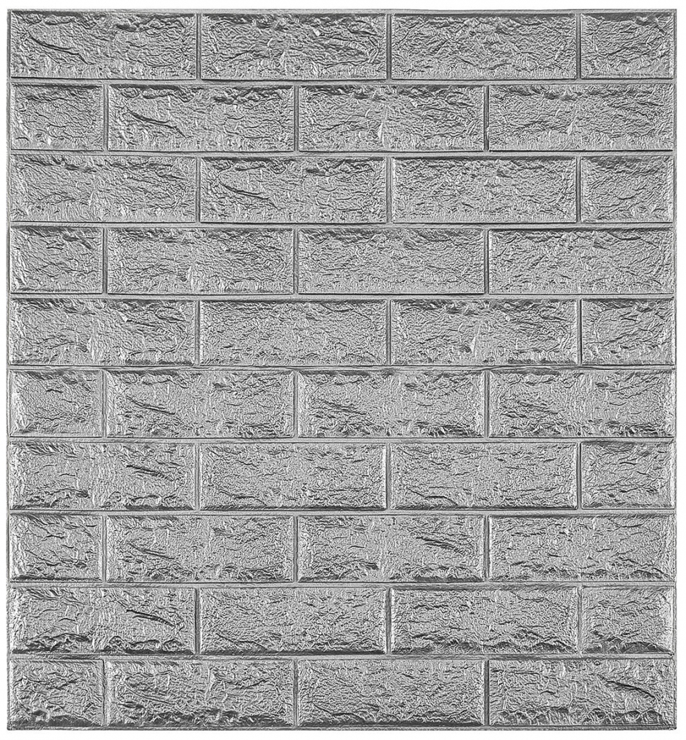 Вспененные обои под кирпич