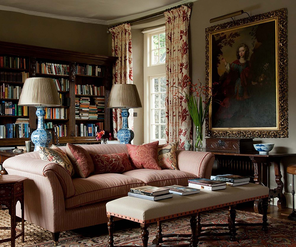 Гостиная в английском стиле