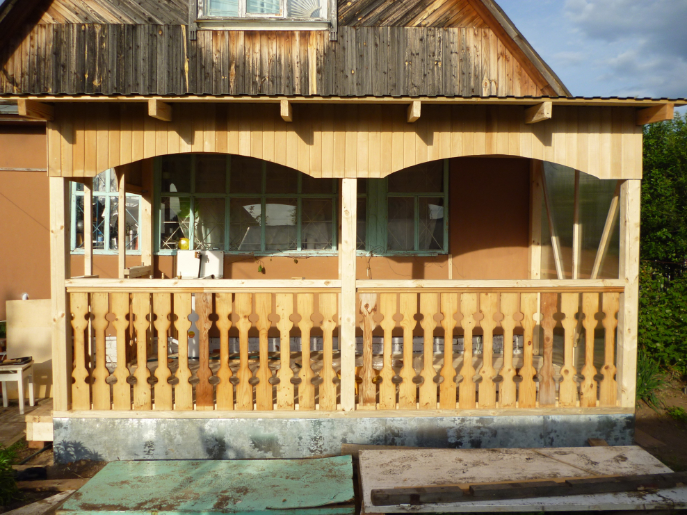 Летняя пристройка к даче