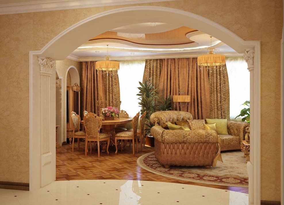 Арочная балконная дверь