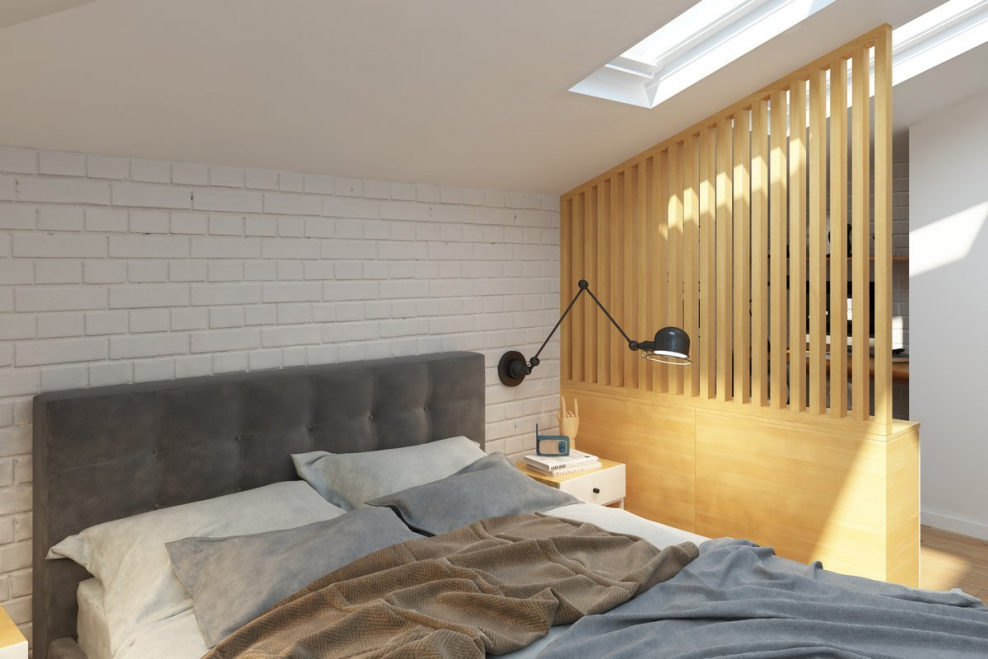 Рейки в спальне