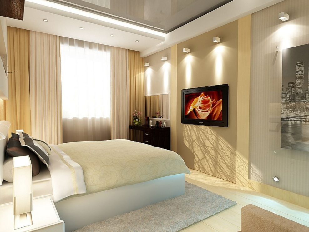 Простые проекты спальни