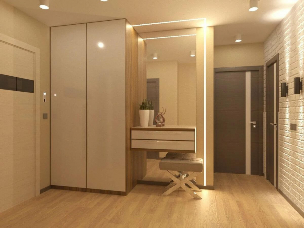 Бежевая прихожая