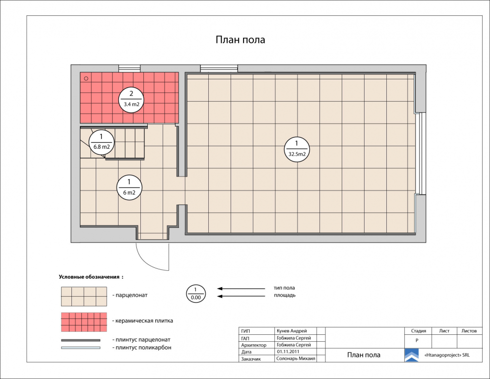 План раскладки плитки чертеж