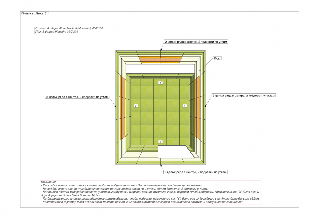 Размеры напольной плитки для туалета