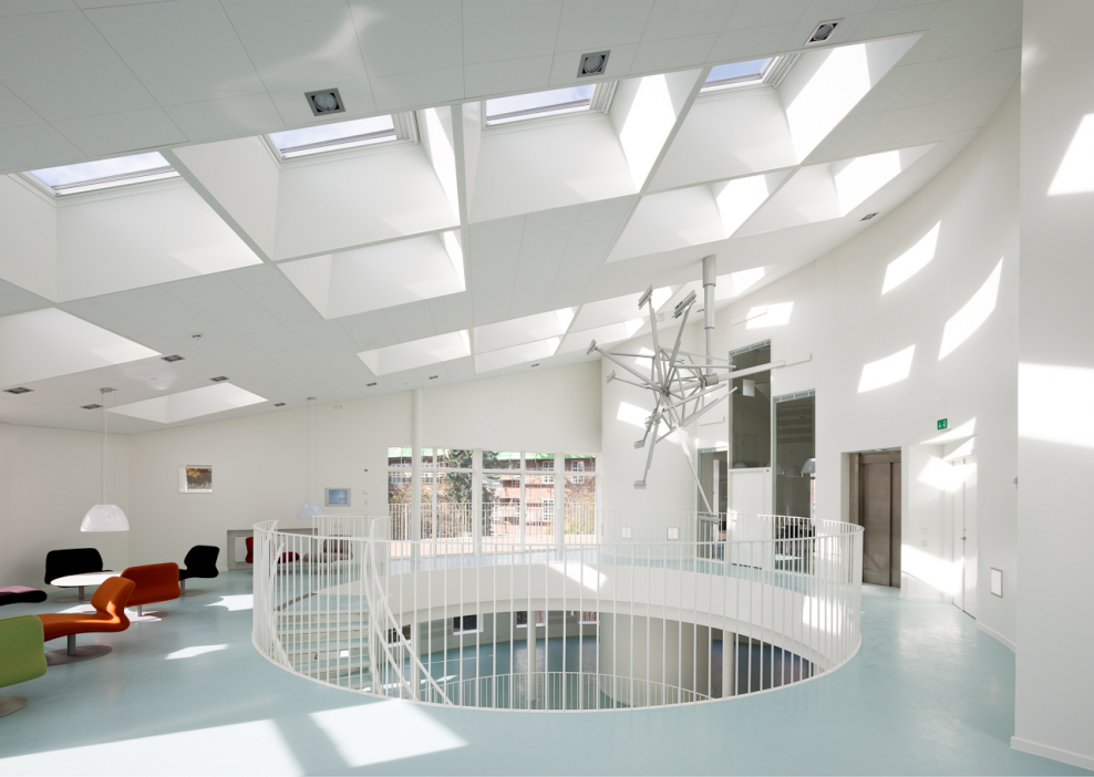 Здание зеленый Маяк Копенгаген