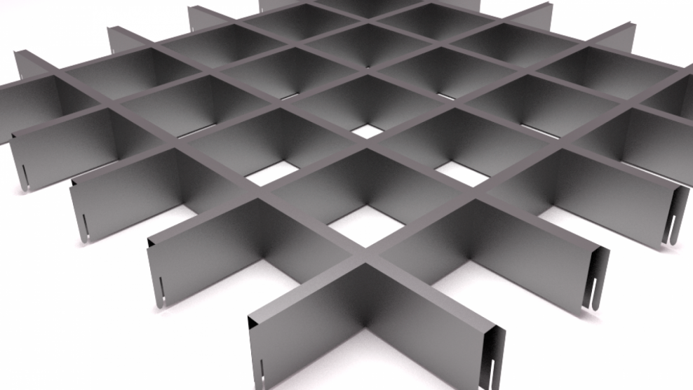 Грильято gl15 100x100 белый