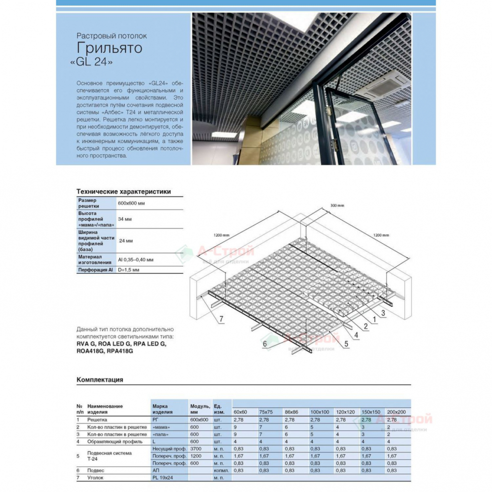 Грильято 65х65