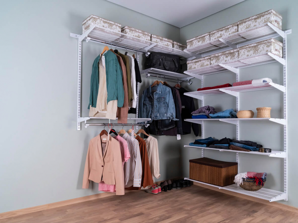 Гардеробные металлические системы аристо